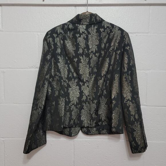 Anne Klein Silk Brocade Jacket - Picture 2 of 8